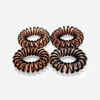 Women's Fitness Hair Bands x 6 - Black & Brown