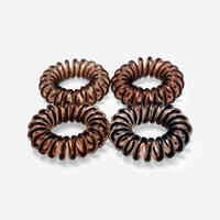 Women's Fitness Hair Bands x 6 - Black & Brown