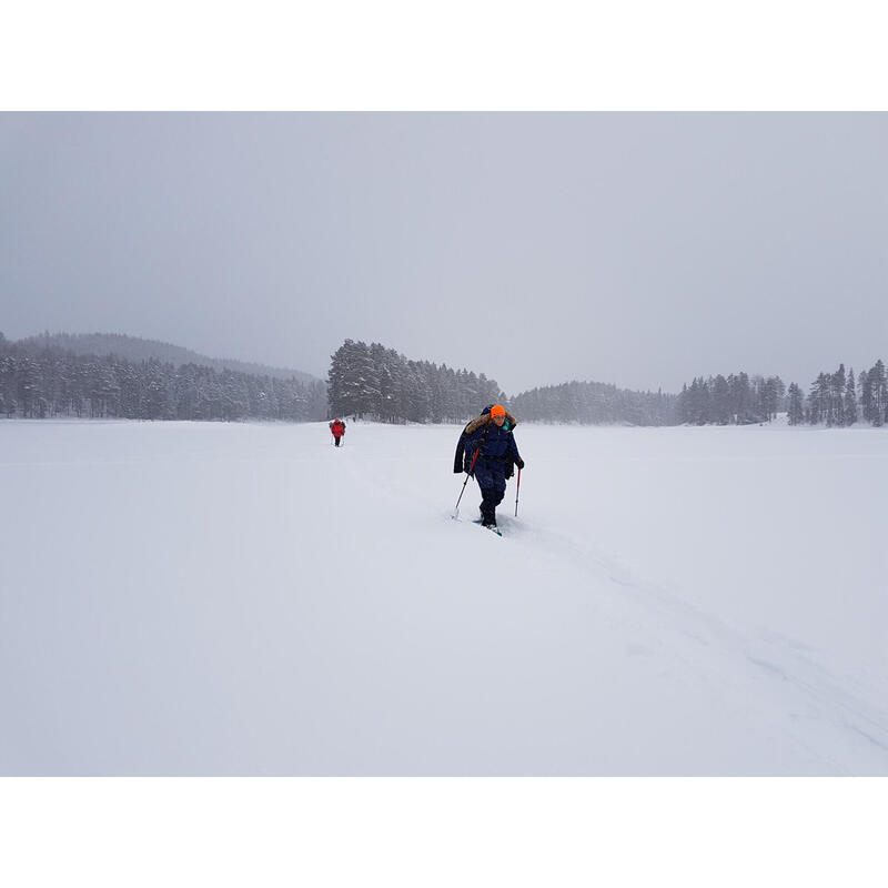 Extra warme en waterdichte parka voor pooltrekking Arctic 900 blauw