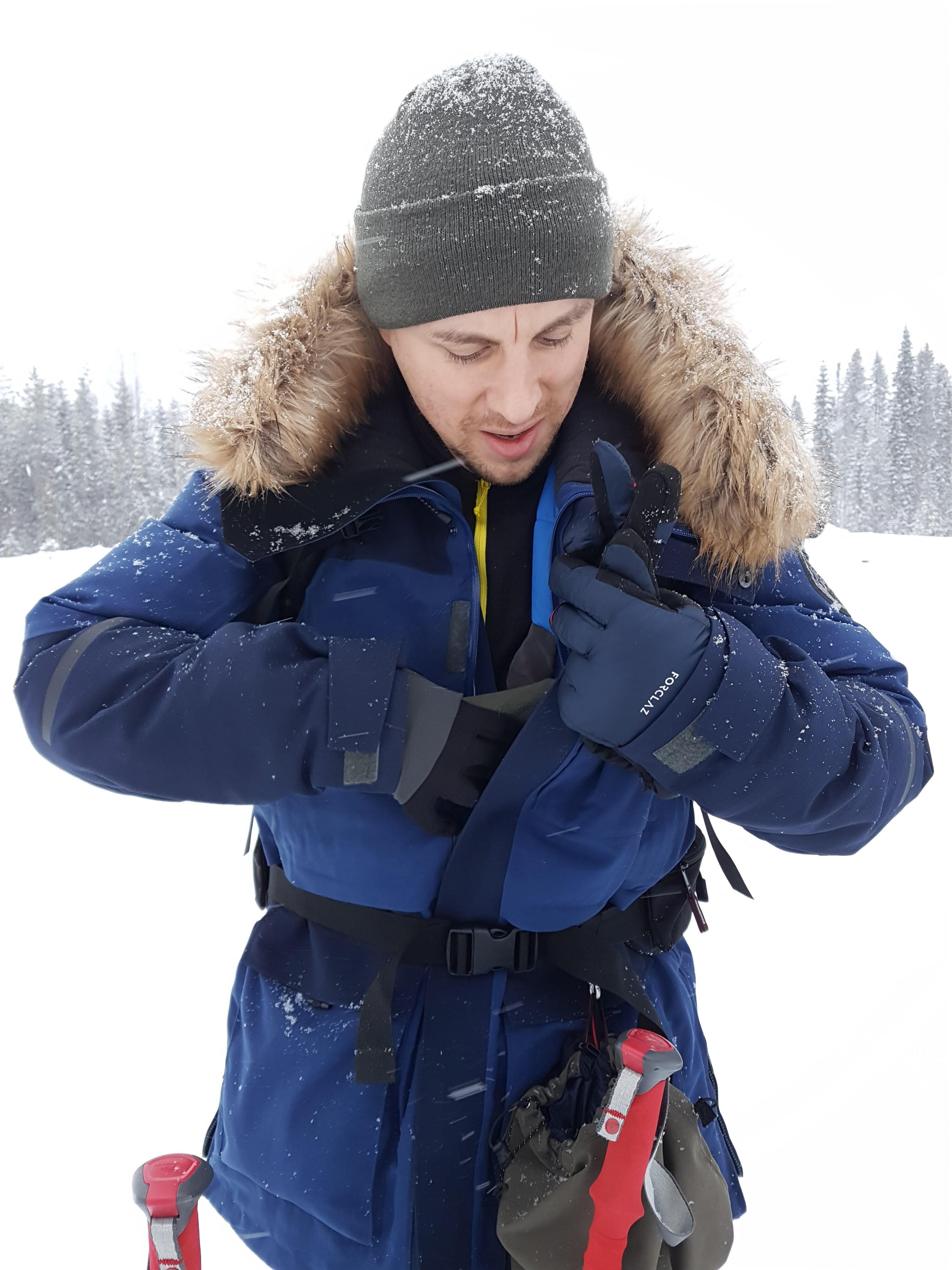 Gants grand froid 2en1 de trek - Arctic 900 -20°C - adulte 19/24