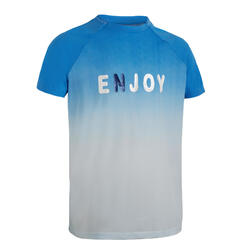 AT 500 Boys' Running / Athletics Short-sleeved T-Shirt - Graph Blue