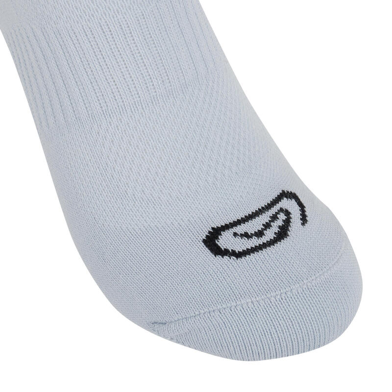 Kids' Athletics Socks 3-Pack - black, white and light grey