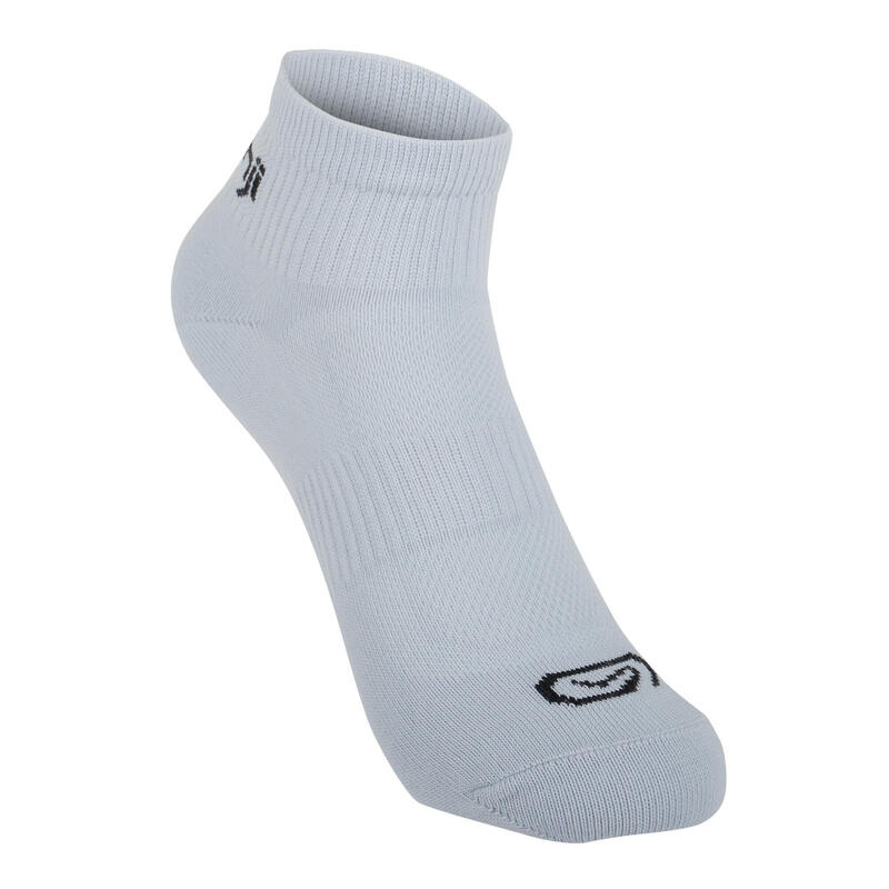 Kids' Athletics Socks 3-Pack - black, white and light grey