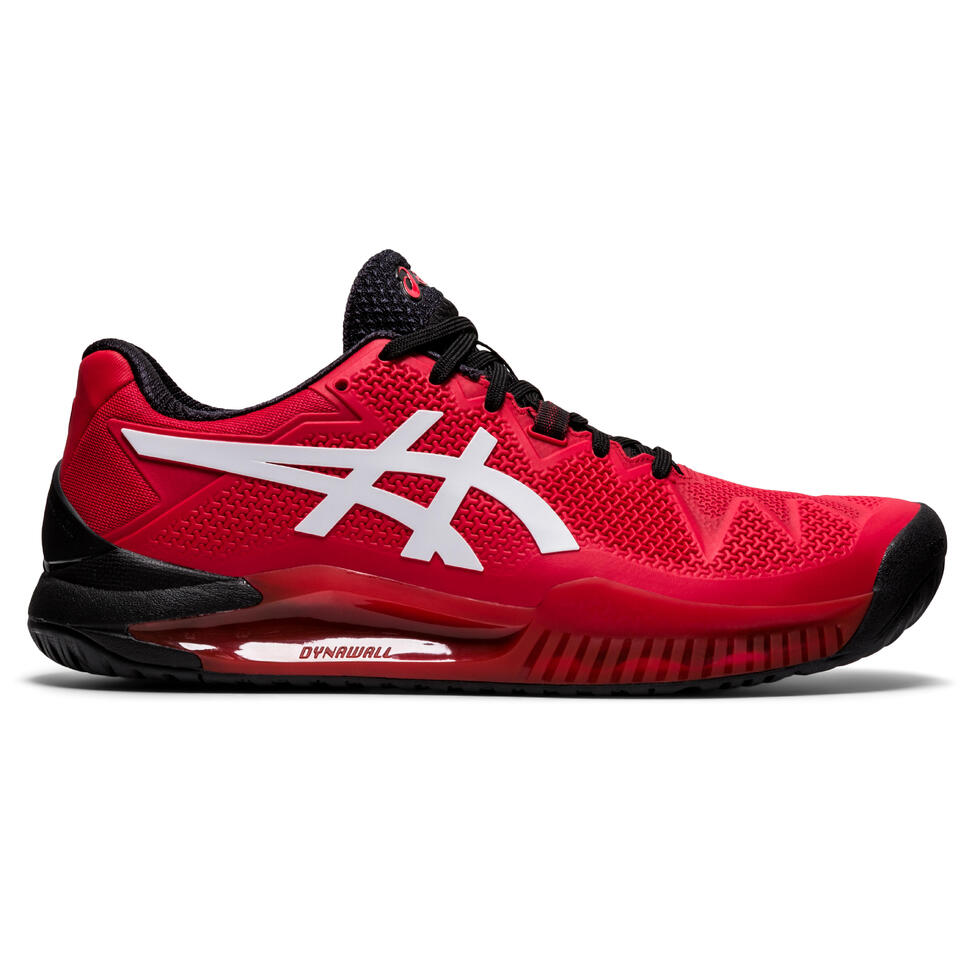 CHAUSSURES DE TENNIS ADULTE GEL RESOLUTION 8 ROUGES MULTICOURT ASICS