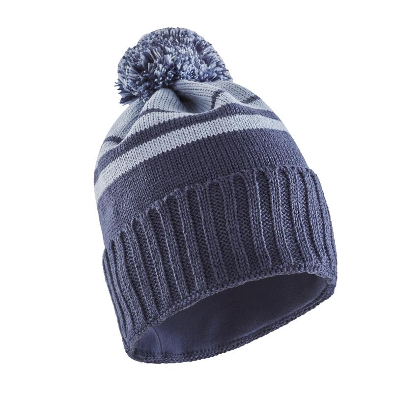 BONNET DE SKI GRAND NORD BLEU RAYURES BLEUES