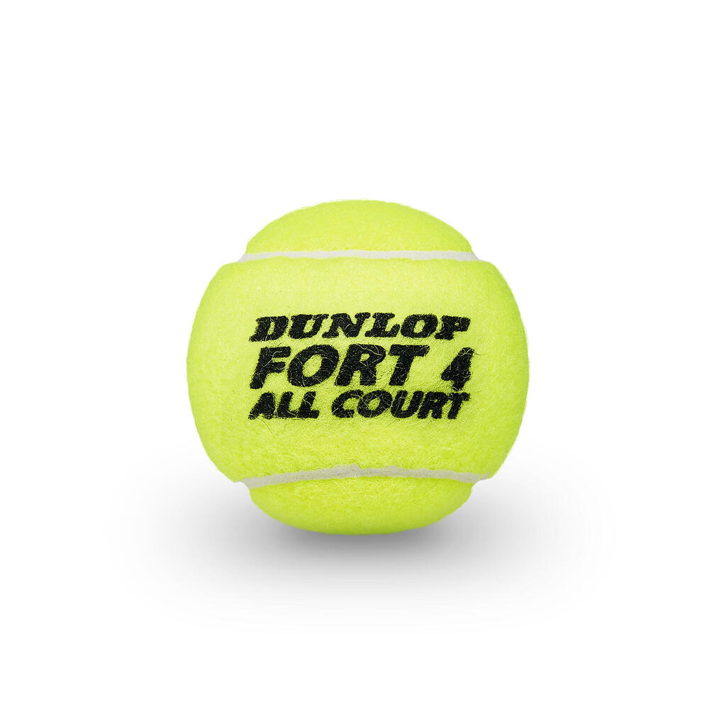 Control Tennis Balls Fort All Court Twin 4-Pack - Yellow