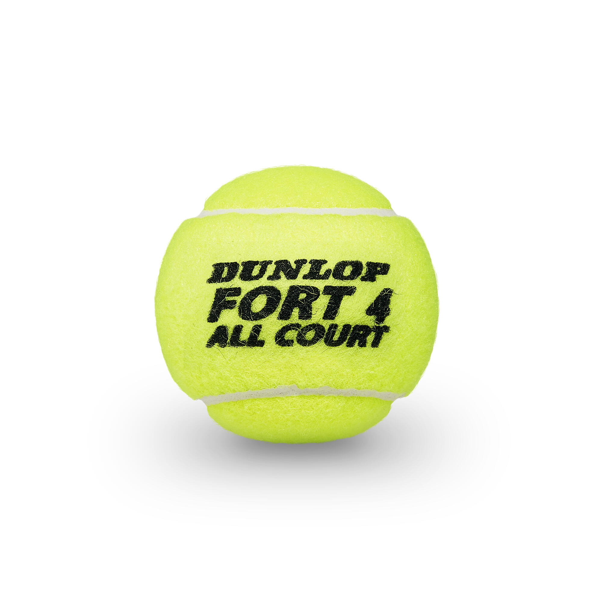 Control Tennis Balls Fort All Court Twin 4-Pack - Yellow 2/2