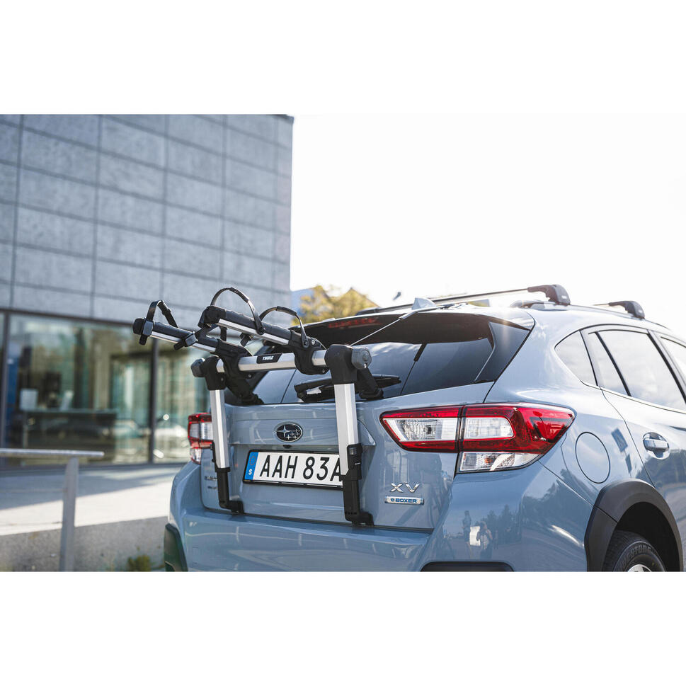 Boot Car Bike Rack Thule Outway 2 Bikes THULE Decathlon