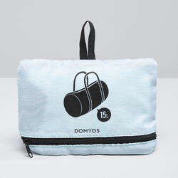 Bolsa deporte fitness plegable para ir al gym Domyos 15 L DOMYOS | Decathlon
