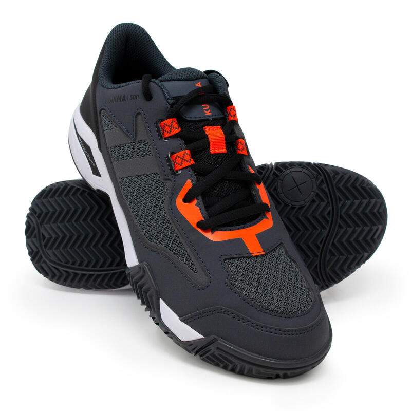 Padelschoenen voor heren PS 500 grijs zwart