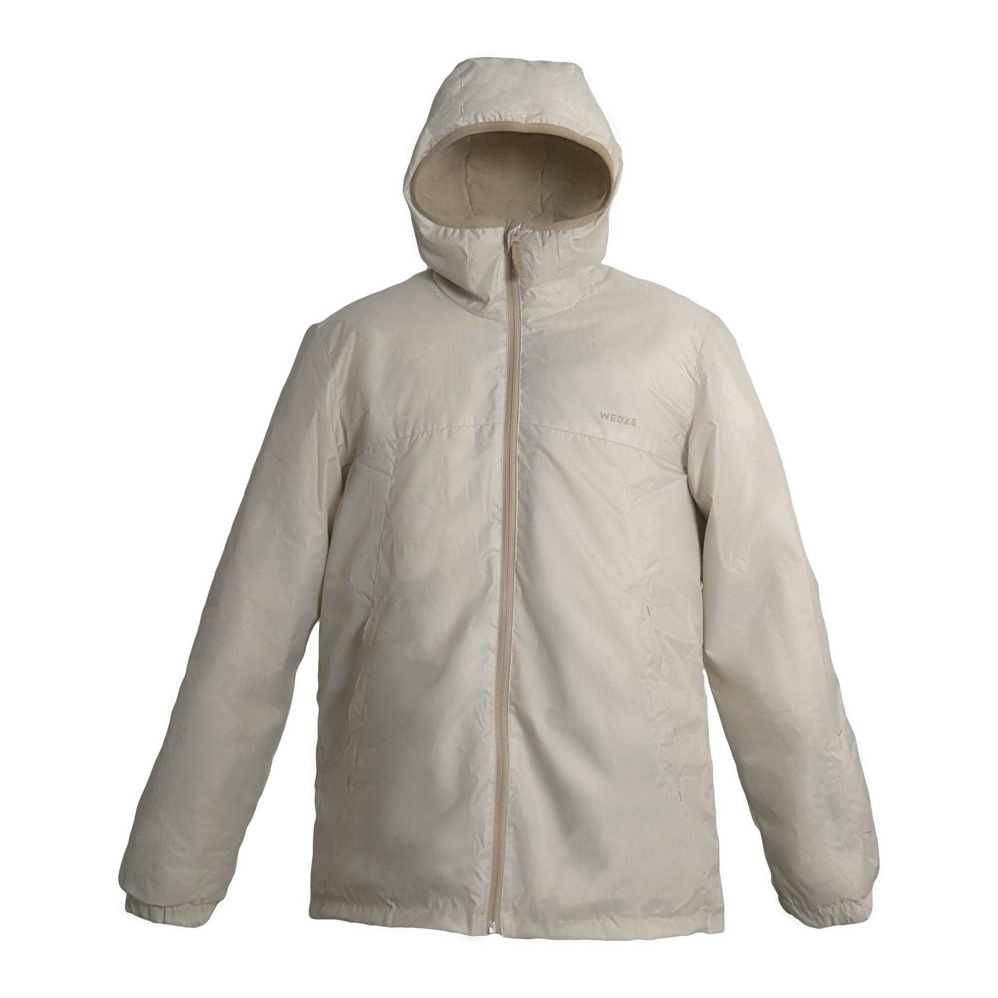 Decathlon Ski Jackets India Men's Piste Ski Jacket 100 India Beige Decathlon