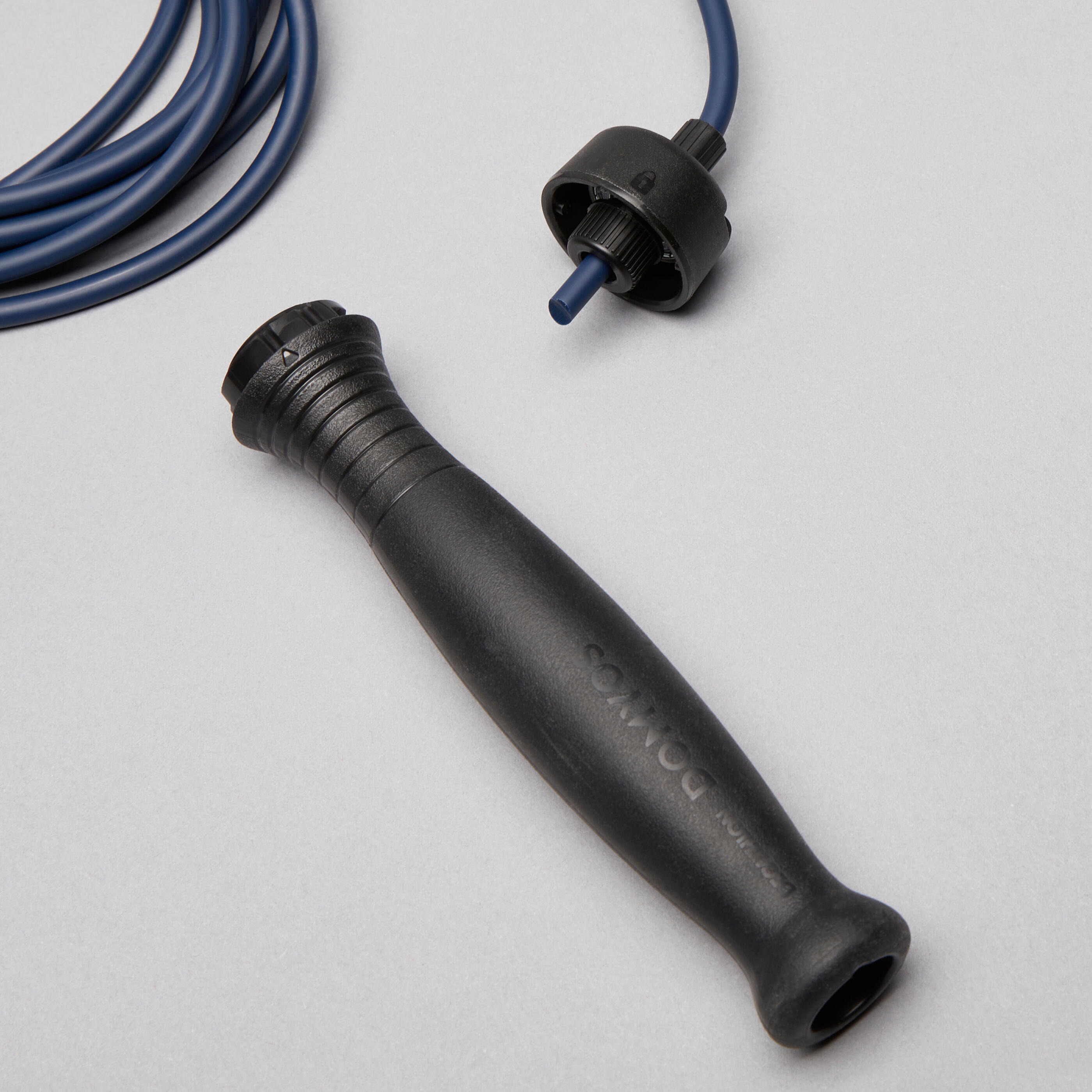 Rubber Skipping Rope JR500 Fitness Cardio Workout Blue Domyos