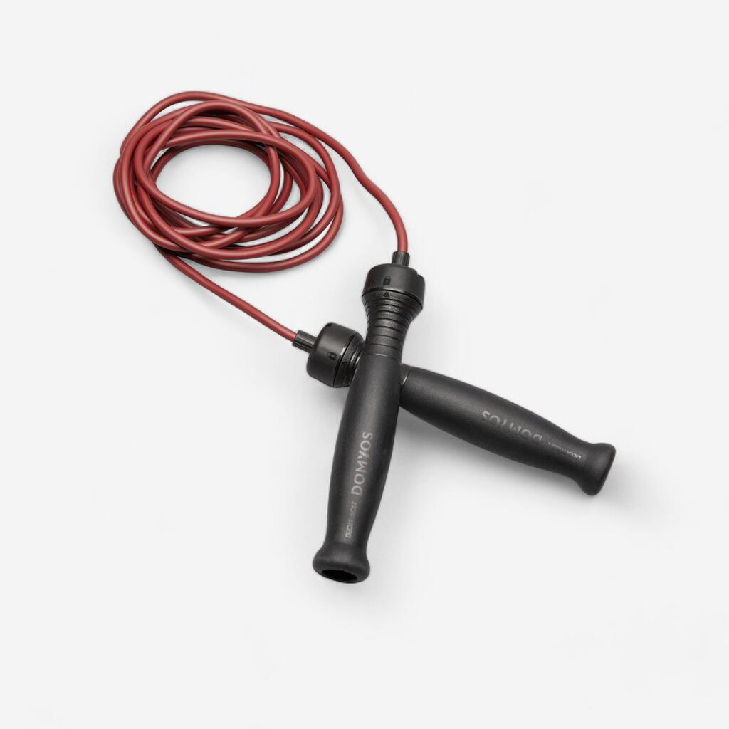 Skipping Rope 500 Rubber - Red