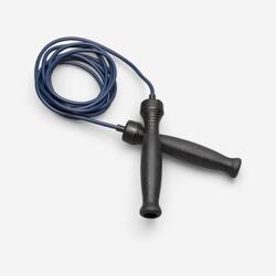 Corde à sauter avec poignées en gomme - Longueur ajustable 3m - Fuschia