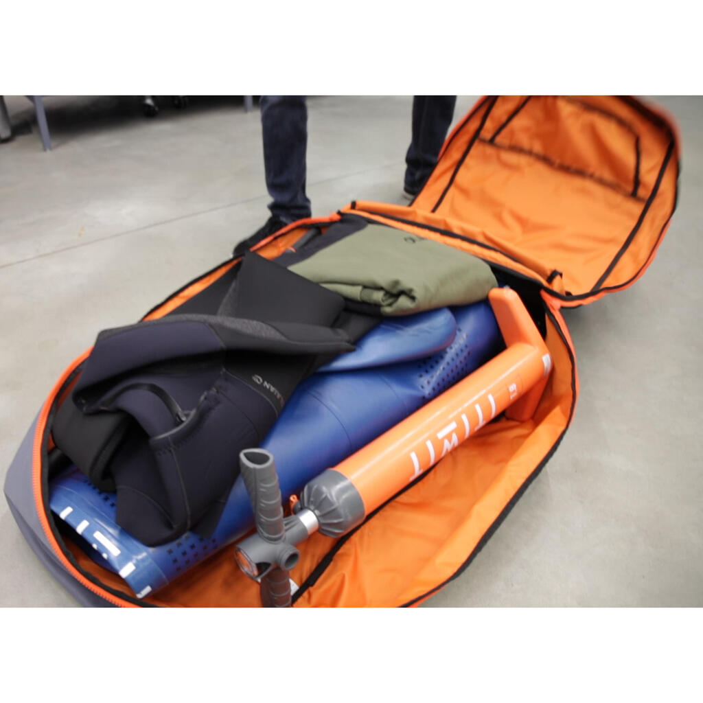 Cestovný kufor na kolieskach 140 l na cestovanie s paddleboardom SSTB100