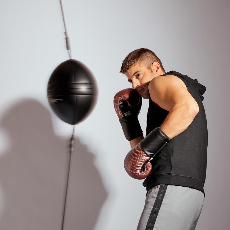 BOLA DE ELÁSTICO DUPLO DE BOXE PRETO