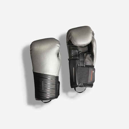 Črne in srebrne boksarske rokavice 900