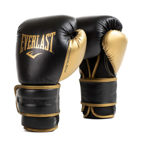 BOXNINGSHANDSKAR EVERLAST POWERLOCK SVART/GULD