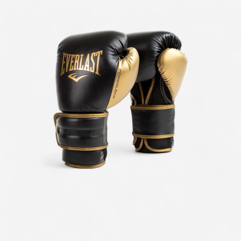 GANTS DE BOXE EVERLAST POWERLOCK NOIR/OR 2024