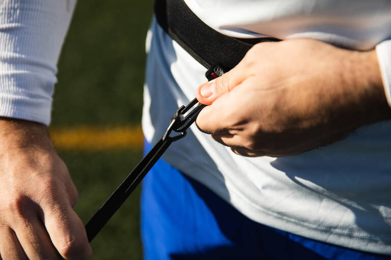 Sabuk Alat Latihan Sepak Bola Dengan Tali Pinggang - Hitam