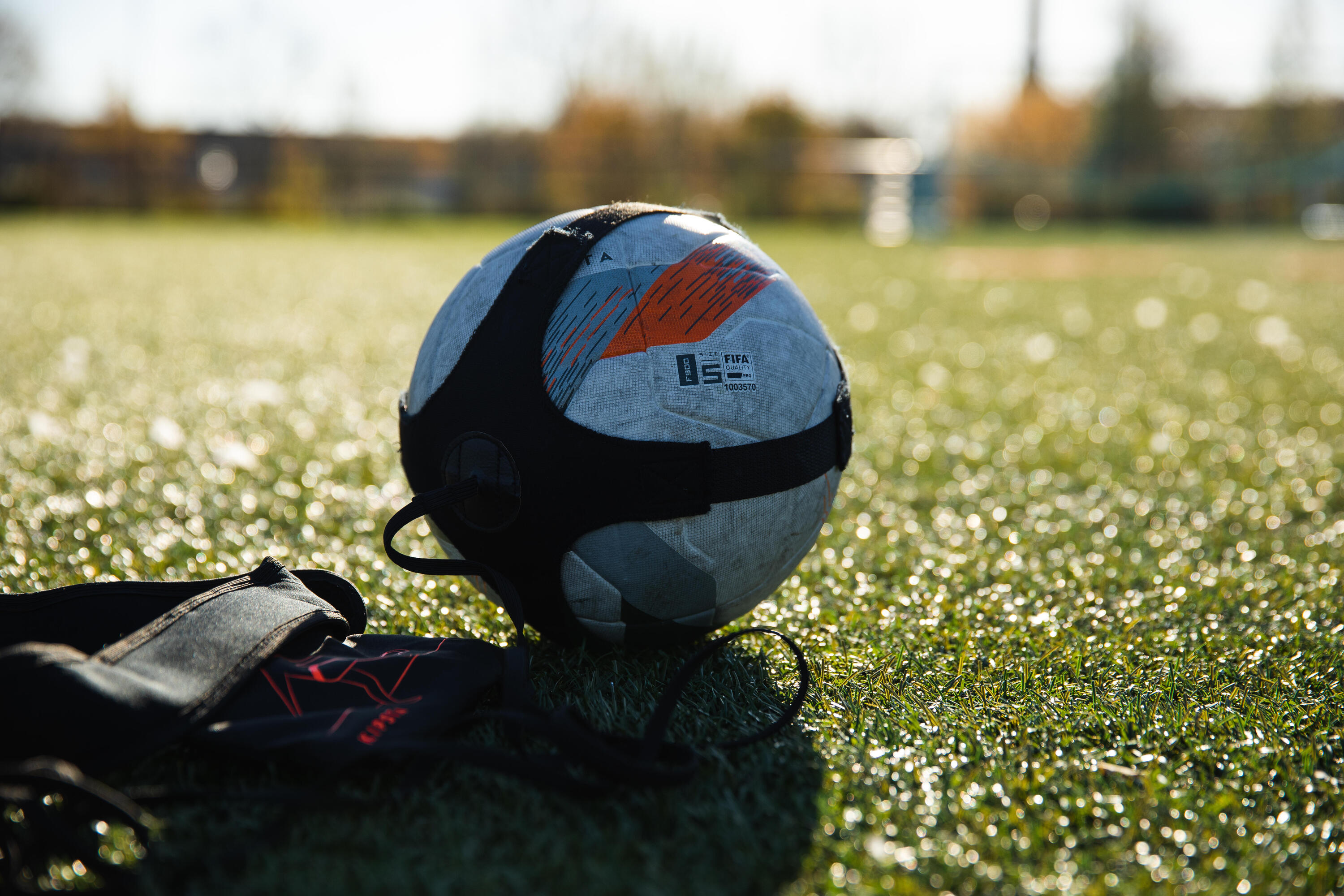 Trainingsband voor voetbal zwart 2/6