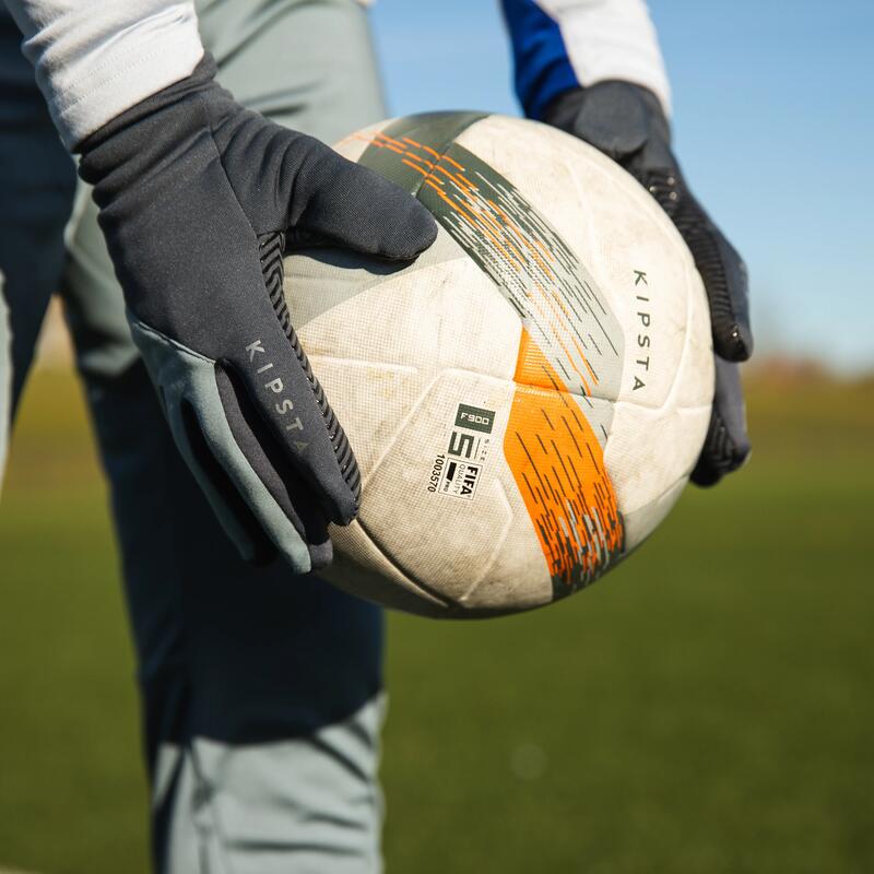 zoom on a soccer ball