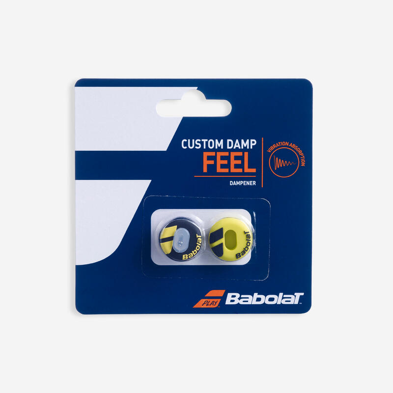 ANTIVIBRATEUR DE TENNIS BABOLAT CUSTOM DAMP AERO NOIR ET JAUNE