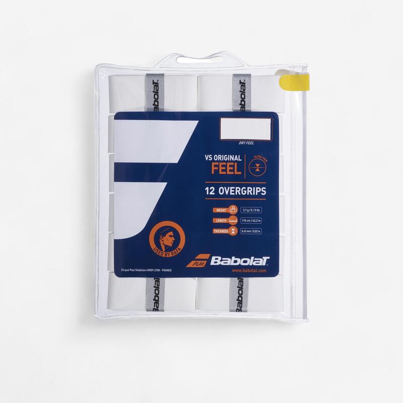 SURGRIP DE TENNIS OVERGRIP BABOLAT VS x12 BLANC