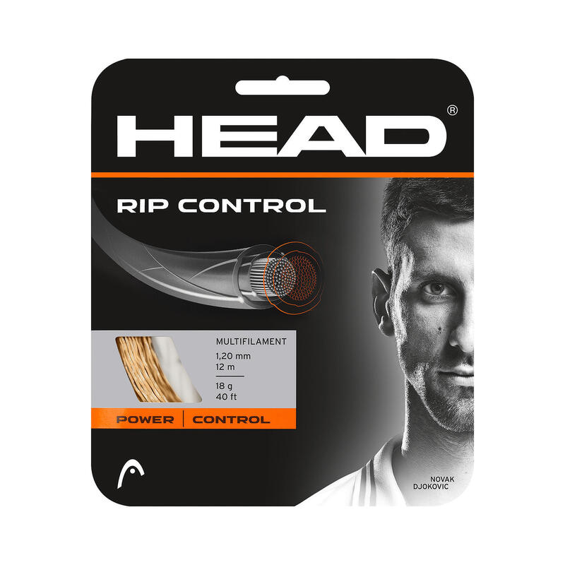 CORDAGE DE TENNIS HEAD MULTIFILAMENTS RIP CONTROL 1.30mm NATUREL