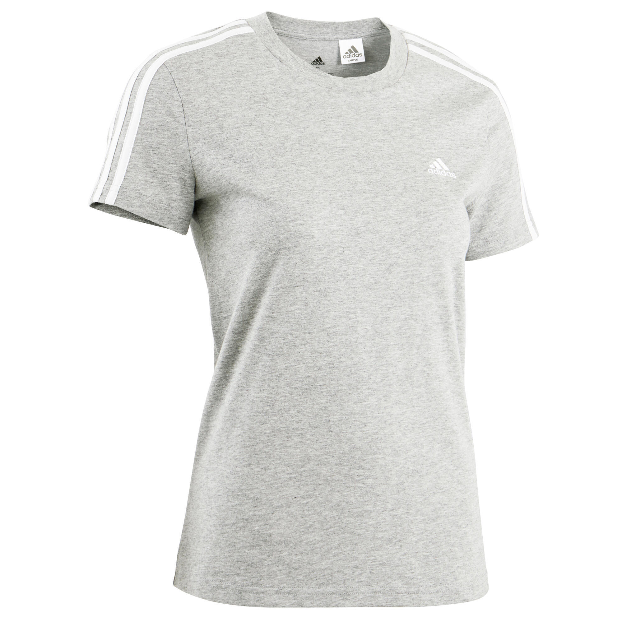 WOMEN'S SOFT TRAINING T-SHIRT ADIDAS GREY