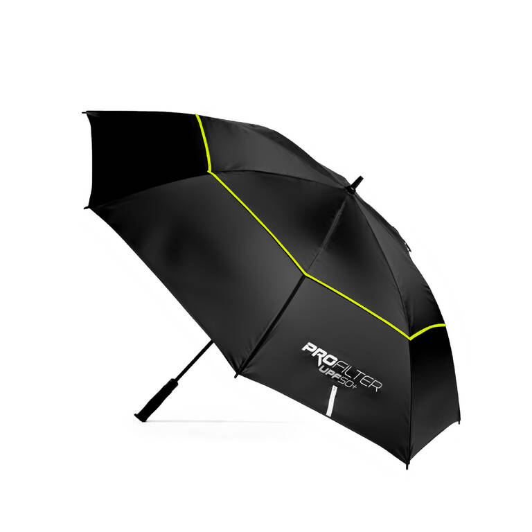 GOLF UMBRELLA LARGE ECO-DESIGNED - INESIS PROFILTER BLACK