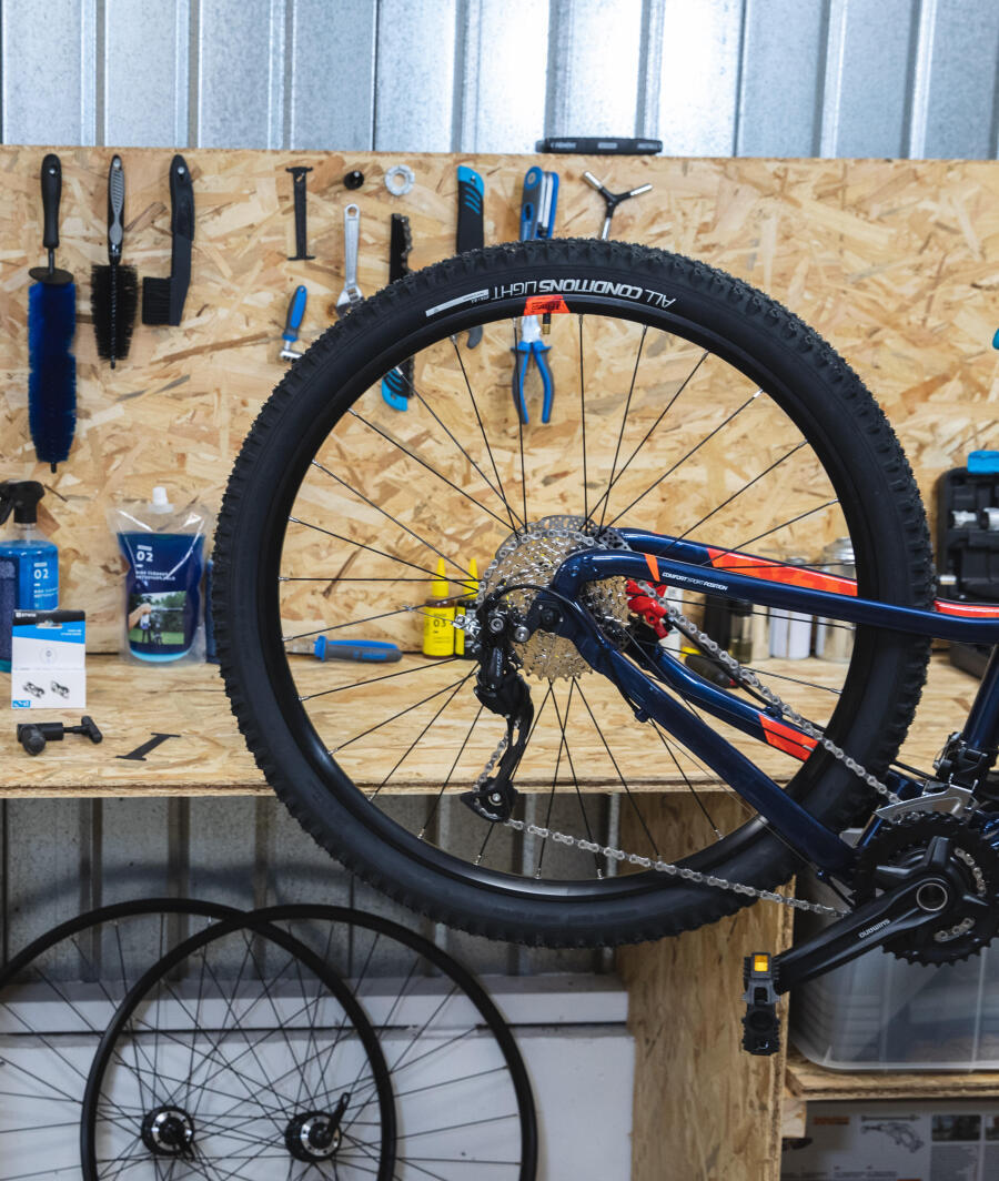 BTT ROCKRIDER ST 540 PRETO/VERMELHO
