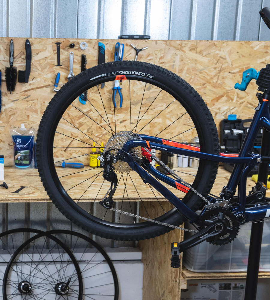 MTB ROCKRIDER ST 540 ZWART/ROOD