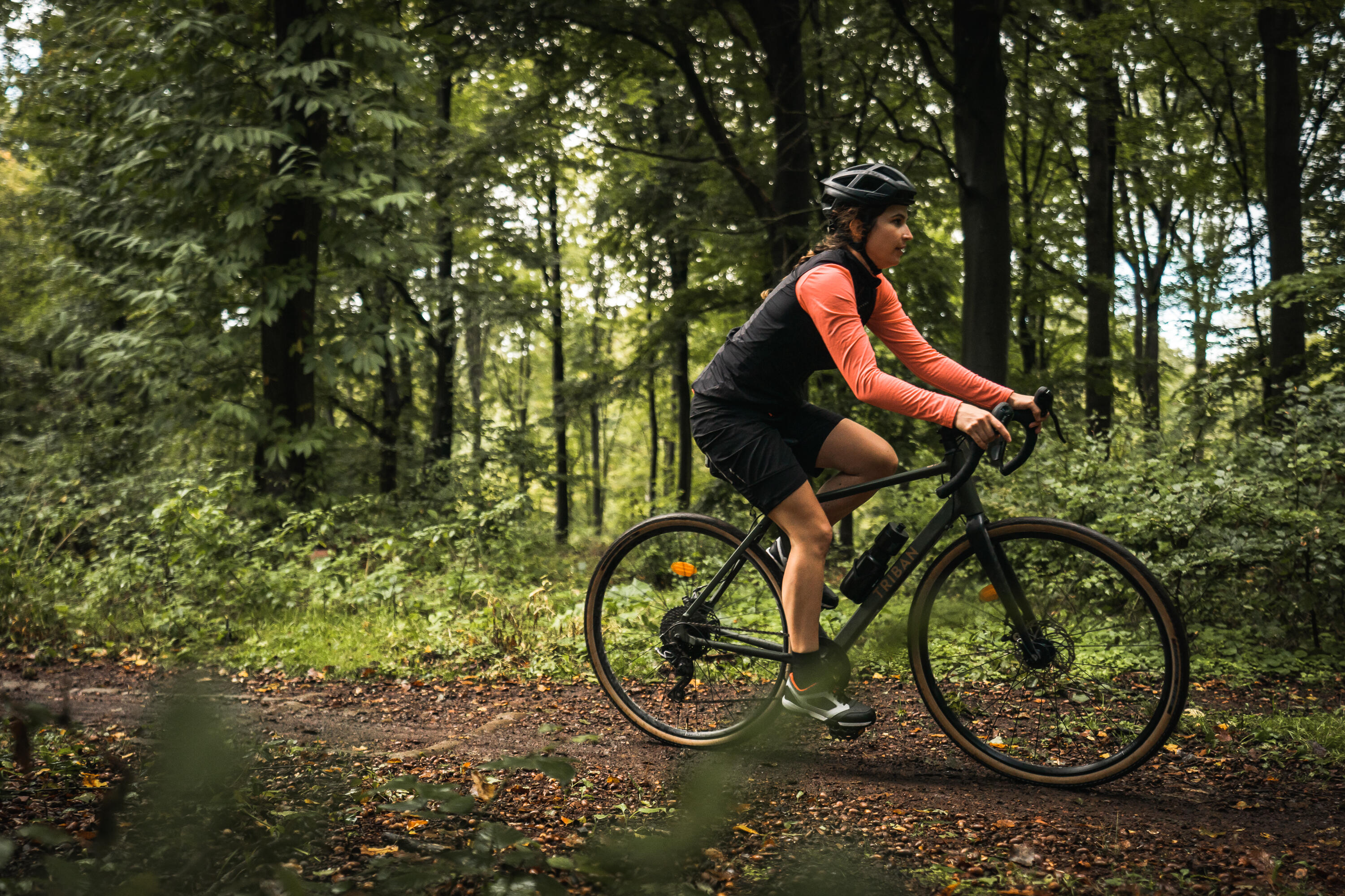 Maillot de vélo de route à manches longues 100 – Femmes - VAN RYSEL