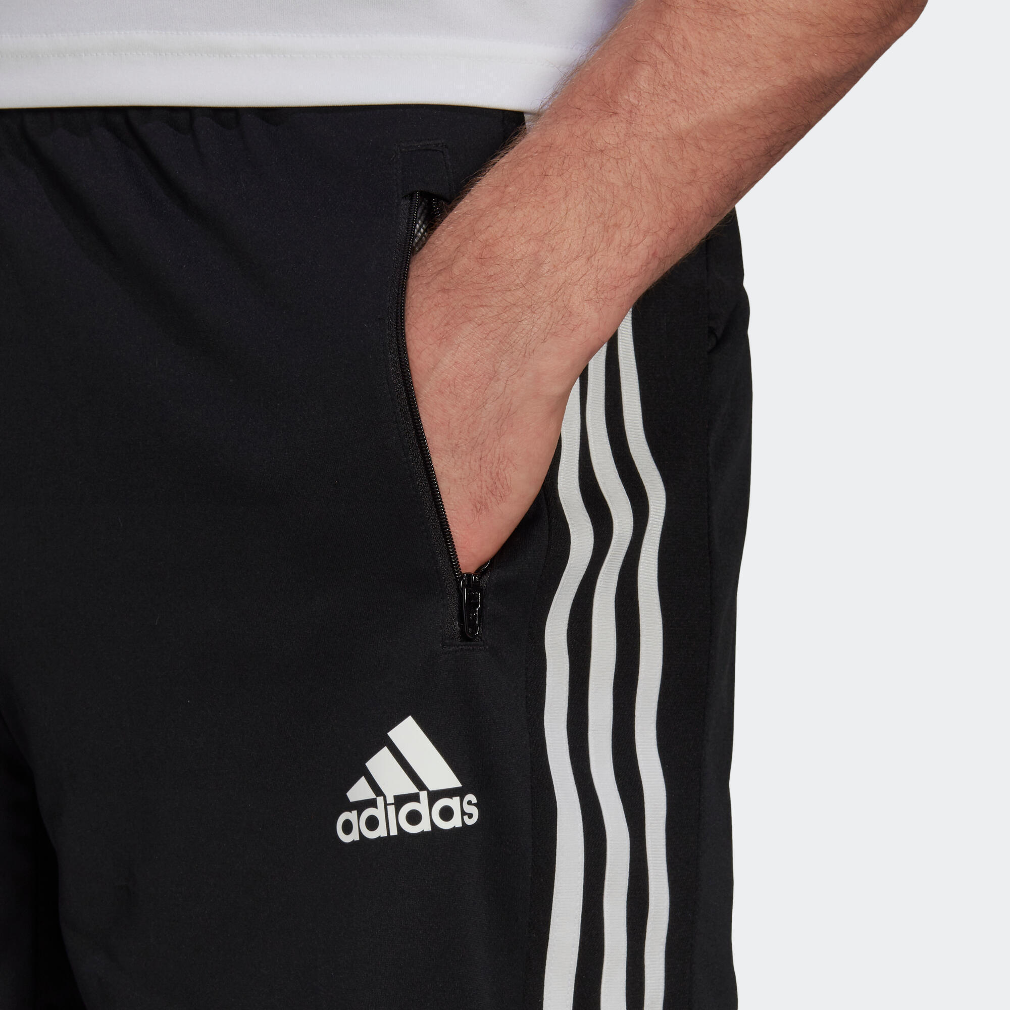 Pantaloncini uomo Adidas traspiranti neri ADIDAS | DECATHLON