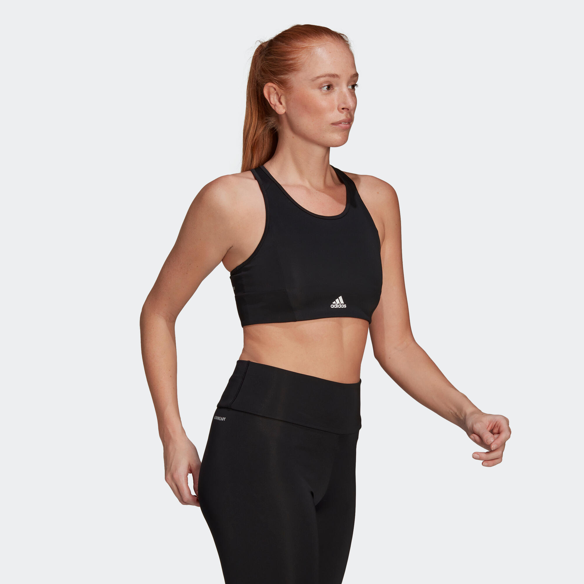 Top Sujetador Deportivo Mujer Fitness Adidas Negro ADIDAS | Decathlon