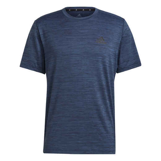 
      Pánske tričko na fitness modré melírované
  