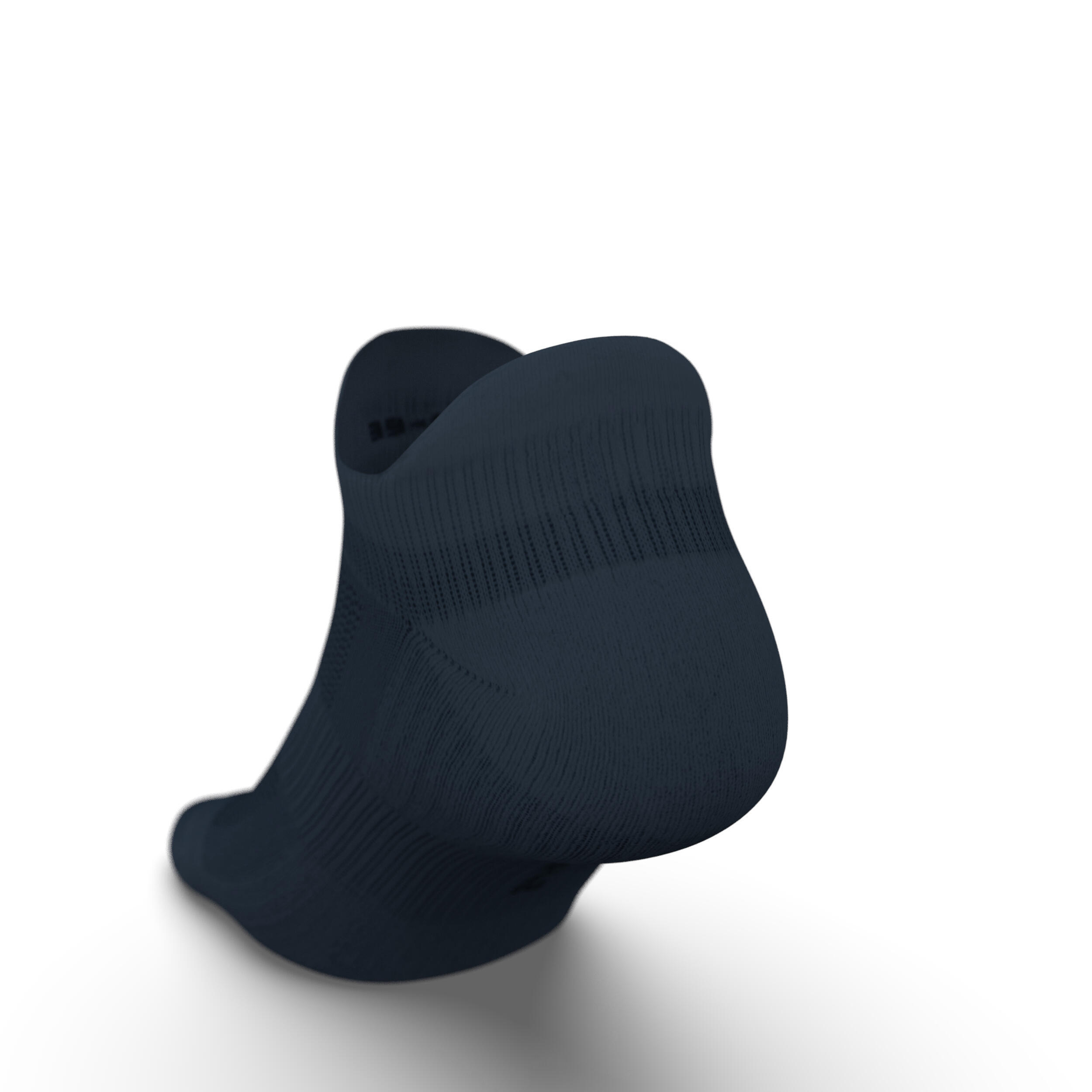 RUN500 INVISIBLE RUNNING SOCKS - SLATE BLUE X2 5/9