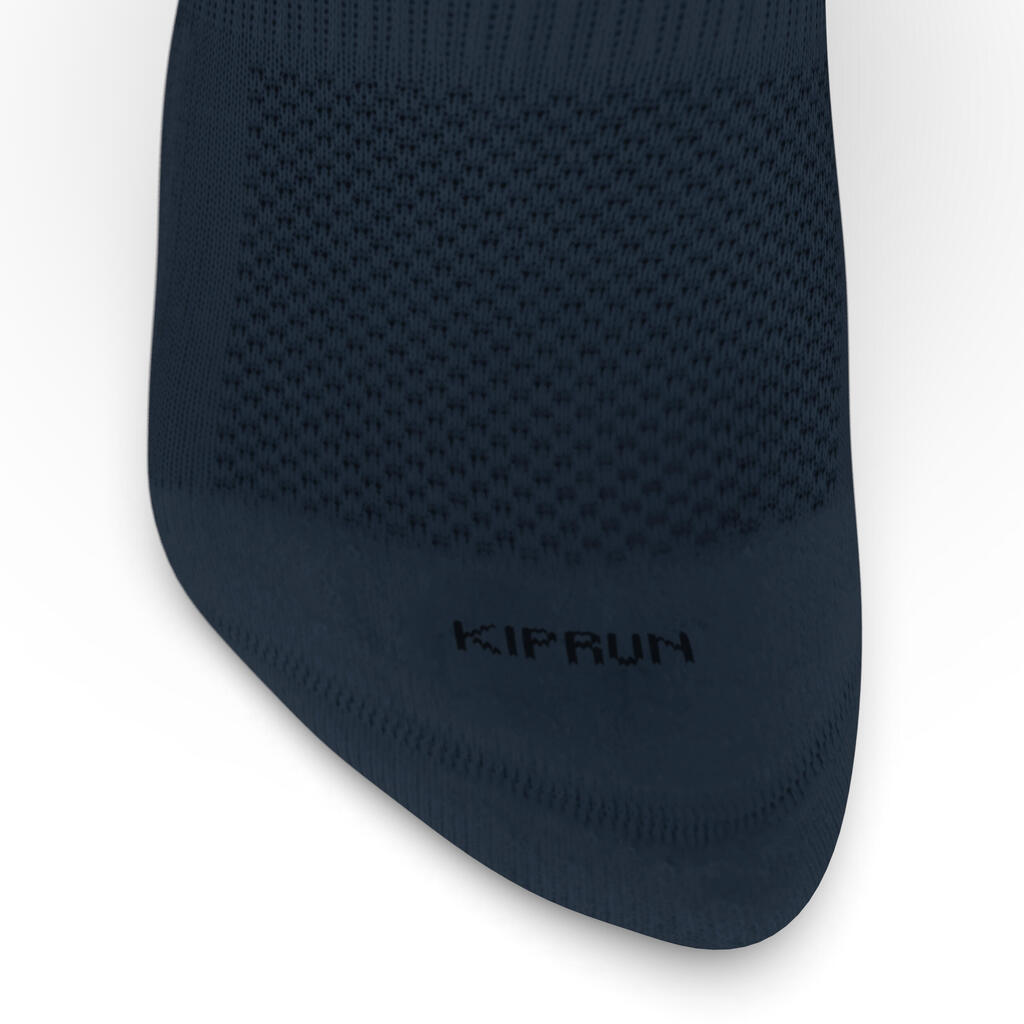 CHAUSSETTES DE RUNNING INVISIBLES RUN500 X2 MAUVES