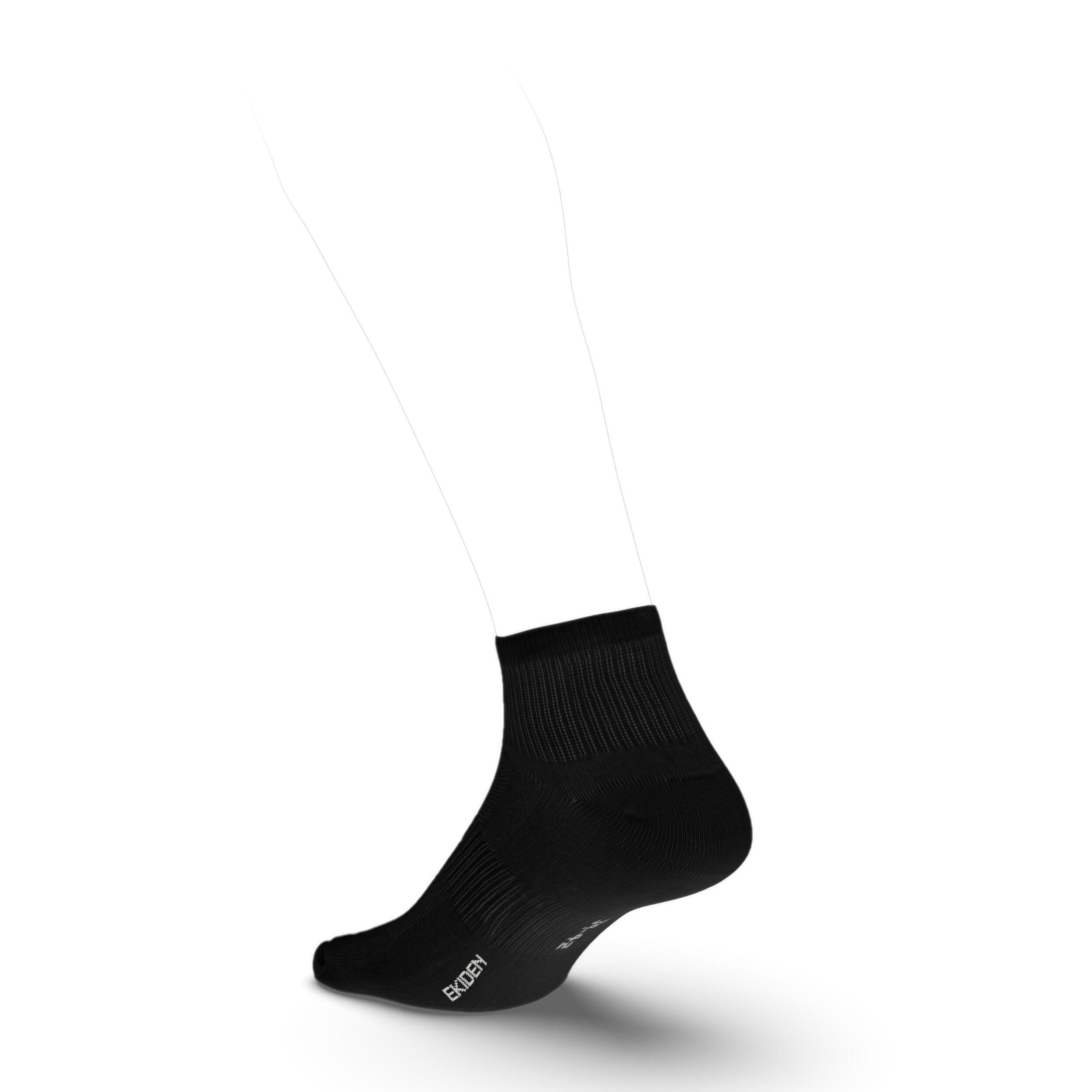 Chaussettes de course mi hautes x3 RUN100 - KIPRUN