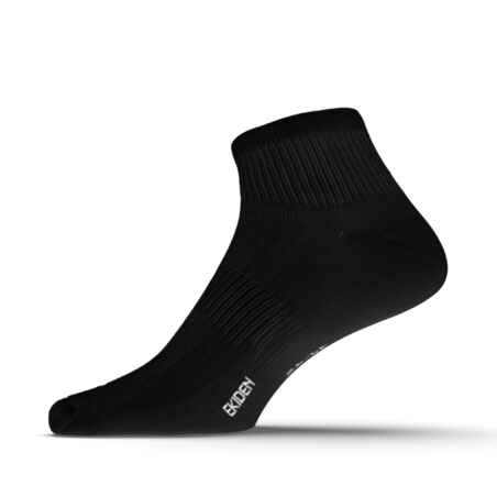 Bėgimo kojinės „Run 100“, 3 poros, juodos