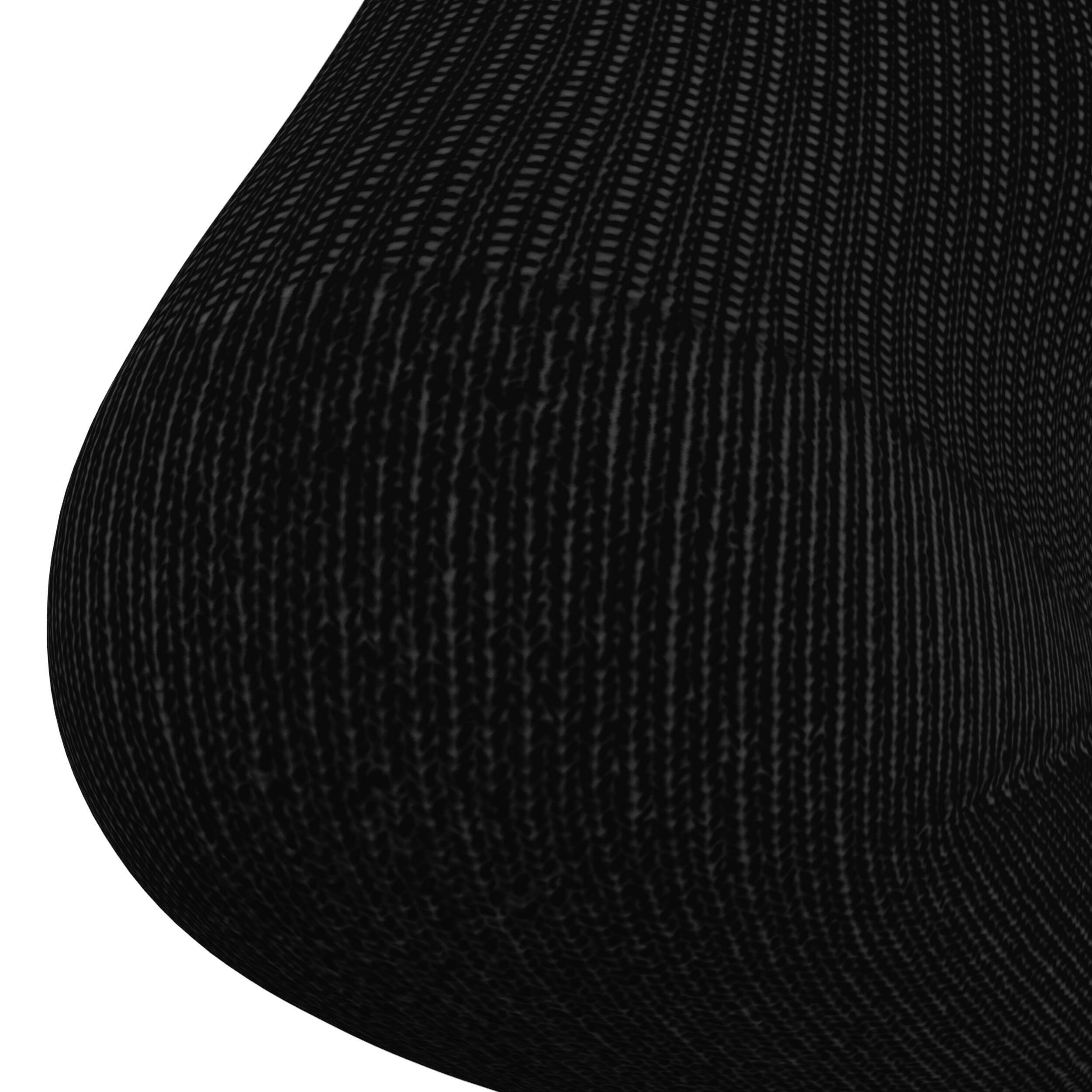 CHAUSSETTES DE RUNNING RUN500 MI-HAUTEURS X2 NOIRES 8/9