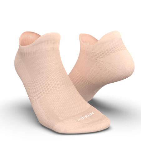 Шкарпетки Invisible 500 для бігу тонкі 2 пари рожеві