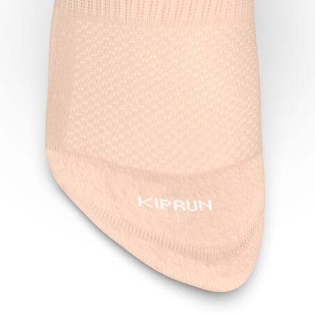 Шкарпетки Invisible 500 для бігу тонкі 2 пари рожеві