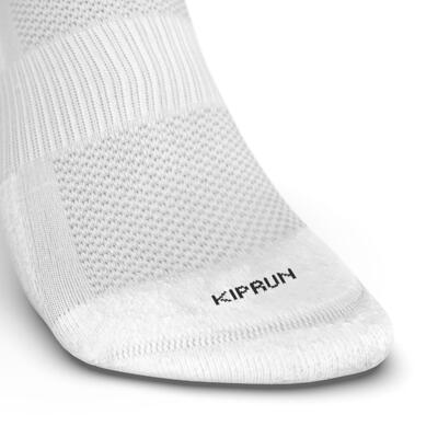 CHAUSSETTES DE RUNNING RUN500 INVISIBLES BLANCHES ECO-CONCUES