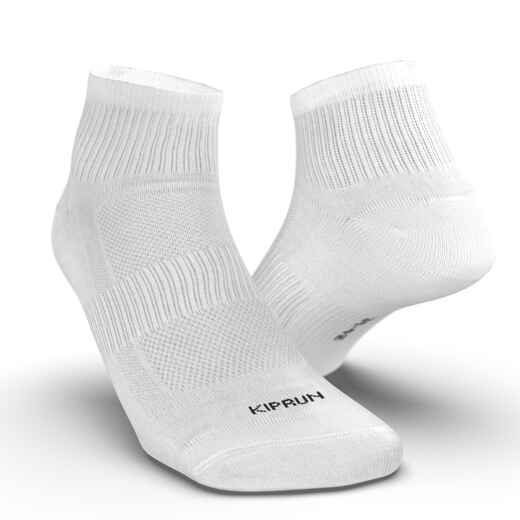 Bežecké ponožky Run100 čierne 3 páry