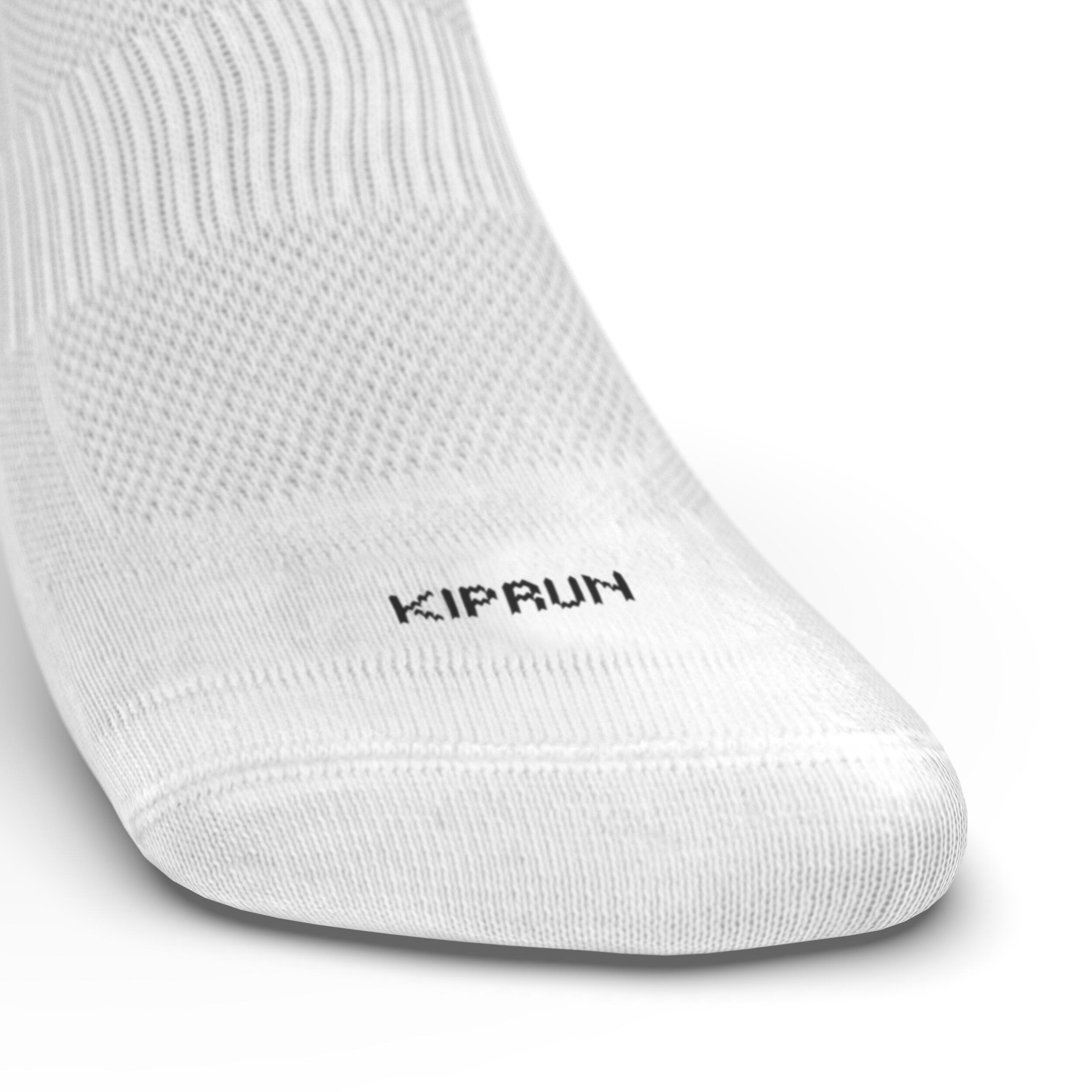 Laufsocken 3er-Pack - Run 100 weiß 3/8