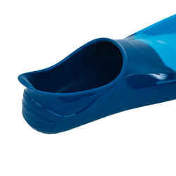 SILIFINS 500 SHORT SWIMMING FINS - 3 COLOURS NAVY BLUE/ BLUE/YELLOW