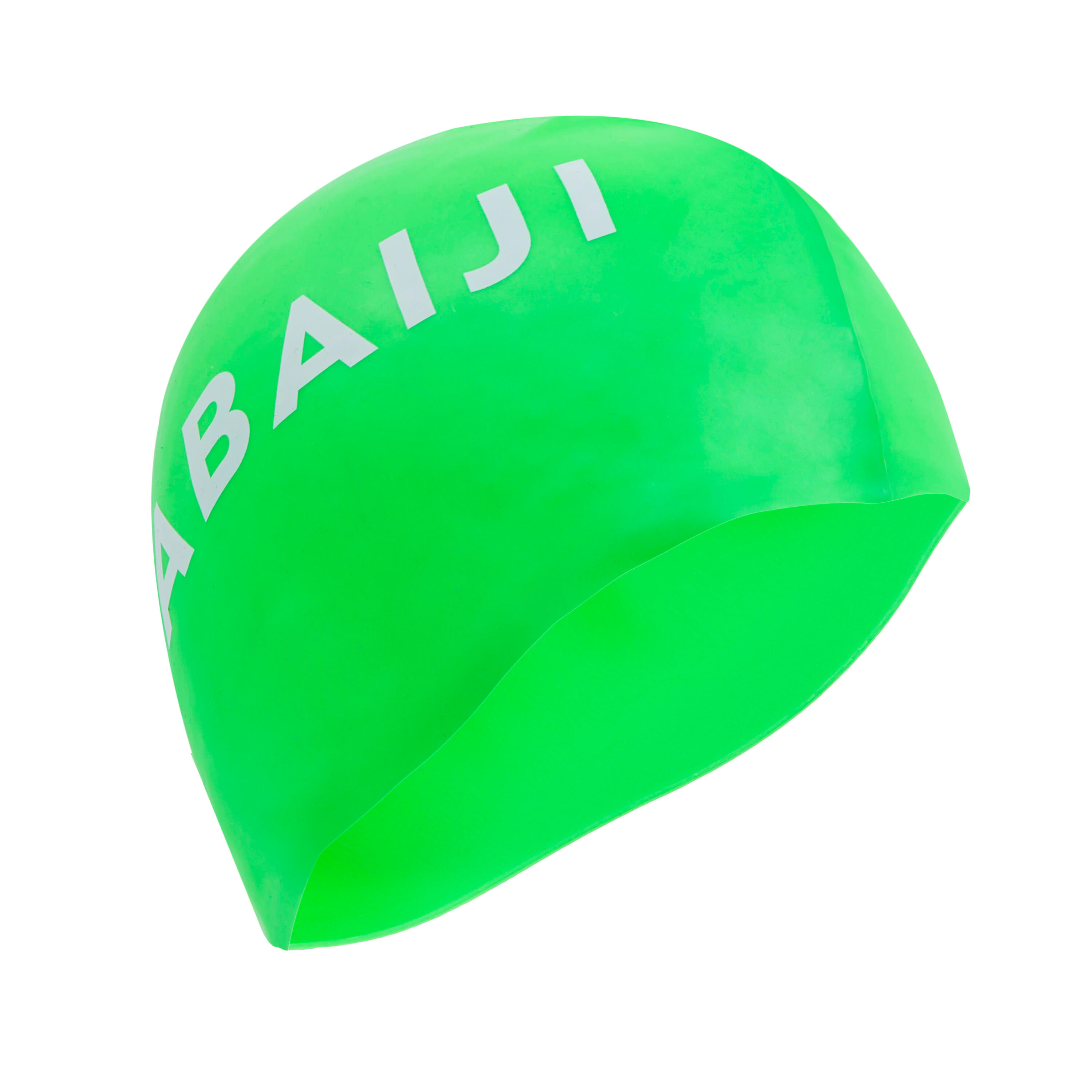 Adult Swimming Cap Silicone 56-60 Cm Comfortable & Secure Green