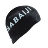 Swimming Cap Silicone Nabaiji Logo Black